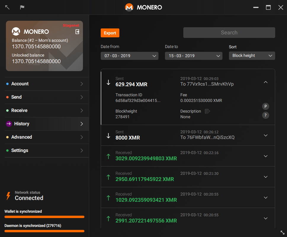 Monero wallet gui 64 payment id крипто маньяк